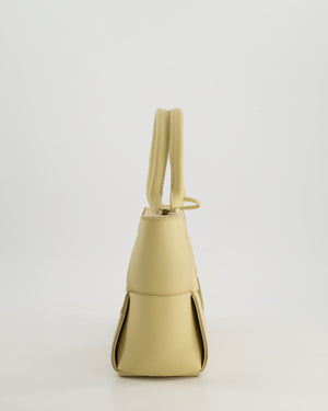 *HOT* Bottega Veneta Beige Small Intrecciato Arco Bag in Calfskin Leather with Pouch