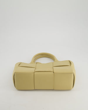 *HOT* Bottega Veneta Beige Small Intrecciato Arco Bag in Calfskin Leather with Pouch