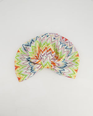 Missoni Multi Colour Twist Front Hat Size O/S