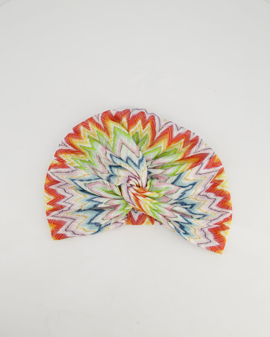 Missoni Multi Colour Twist Front Hat Size O/S