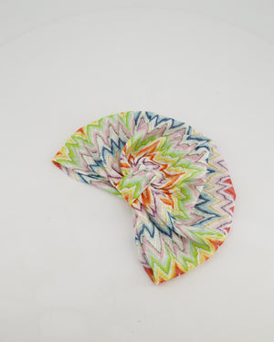Missoni Multi Colour Twist Front Hat Size O/S
