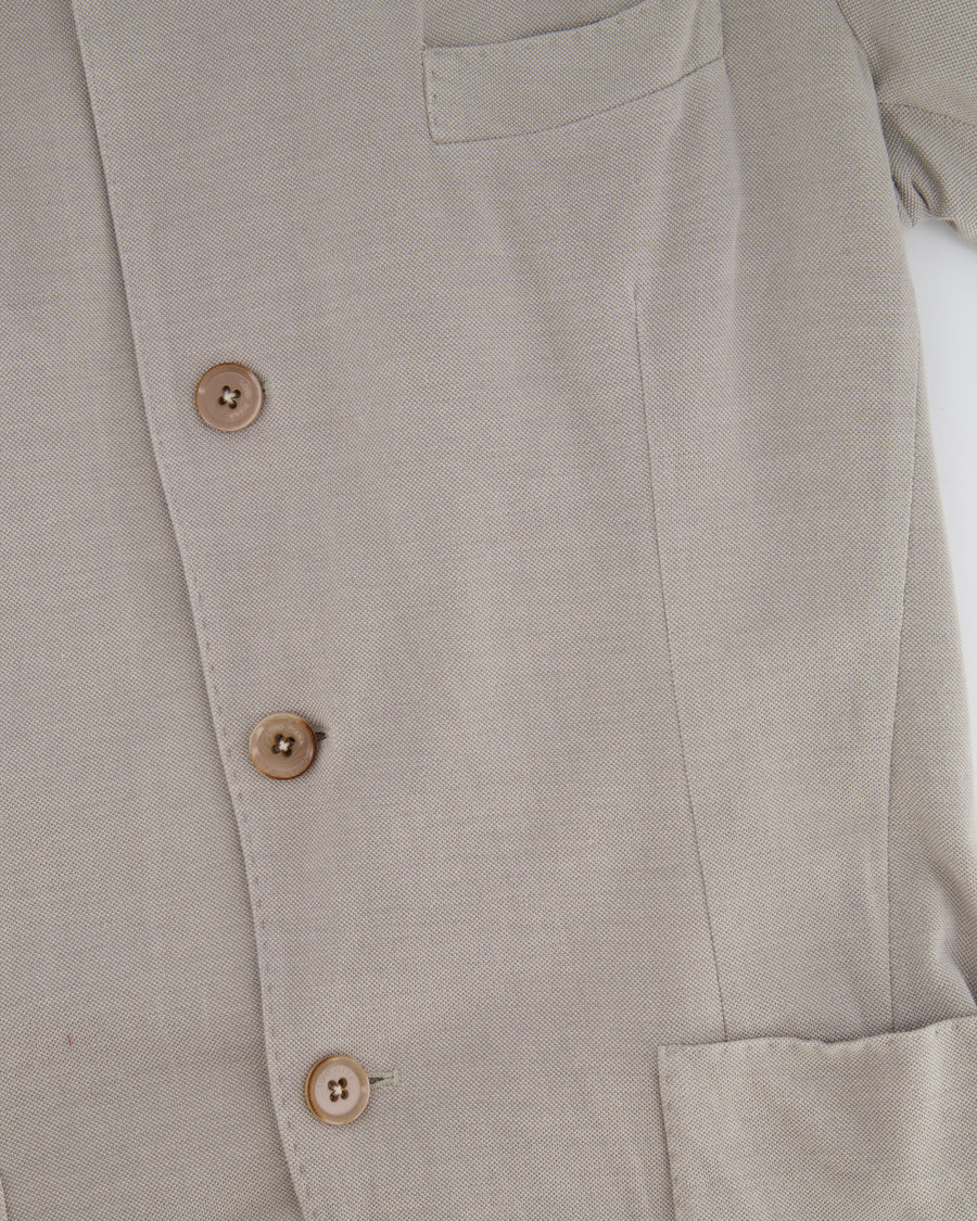 Loro Piana Menswear Grey Light Blazer Jacket Size IT 50 (UK 40)