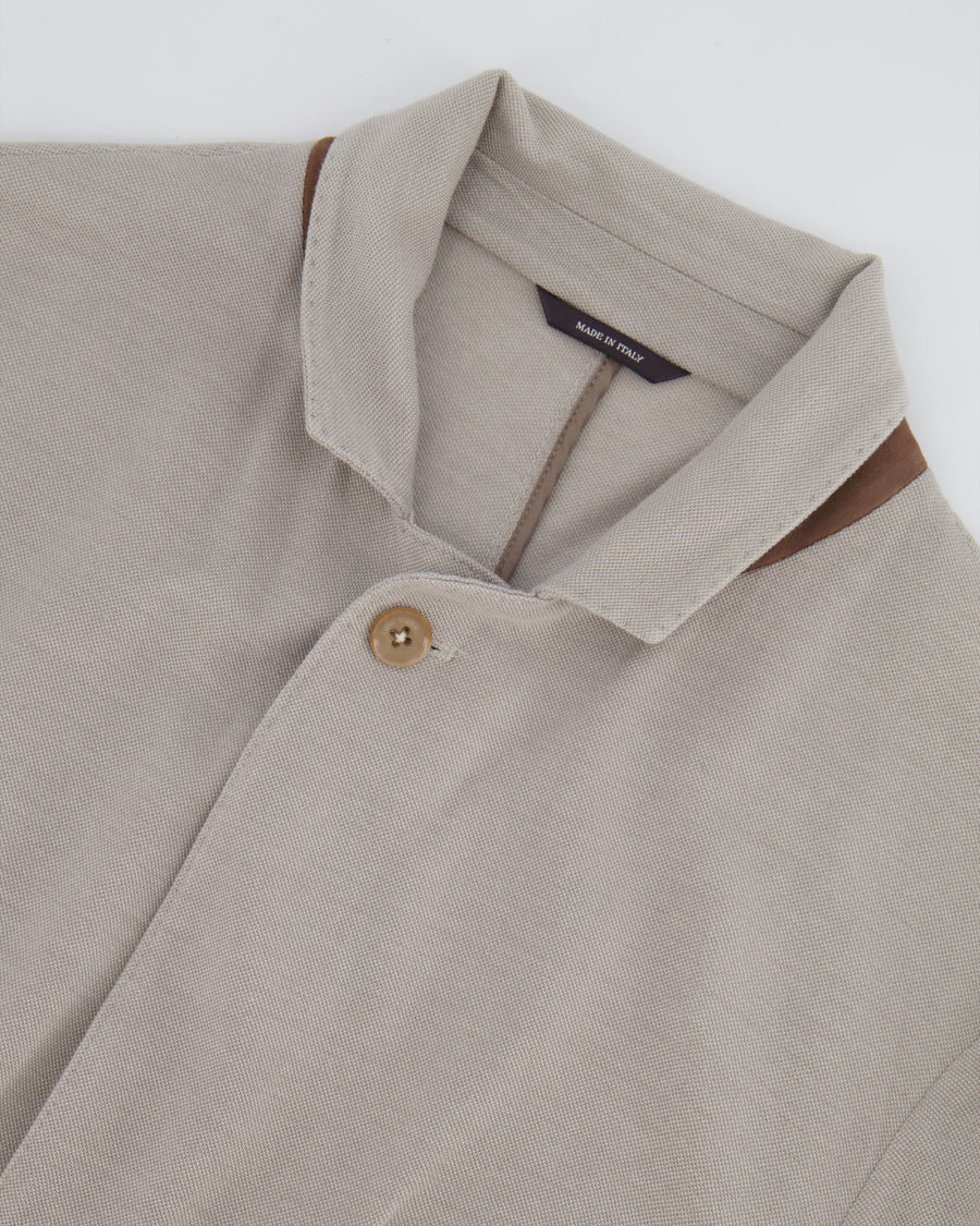 Loro Piana Menswear Grey Light Blazer Jacket Size IT 50 (UK 40)