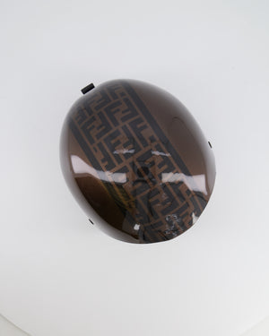 Fendi Brown and Black FF Logo Ski Helmet Size S/M RRP £1,050