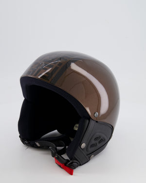 Fendi Brown and Black FF Logo Ski Helmet Size S/M RRP £1,050