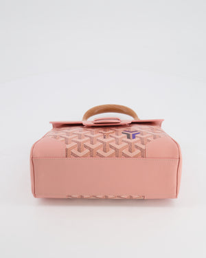 *RARE* Goyard Powder Pink Goyardine Mini Saigon Souple Bag with Silver Hardware