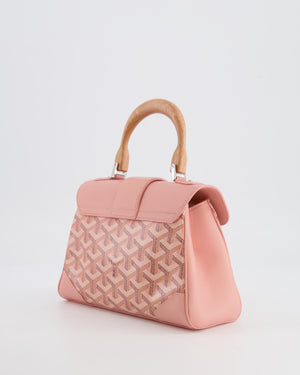 *RARE* Goyard Powder Pink Goyardine Mini Saigon Souple Bag with Silver Hardware