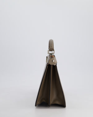 Fendi Light Brown With Pink Interior Leather Small Peekaboo Bag with Silver Hardware
