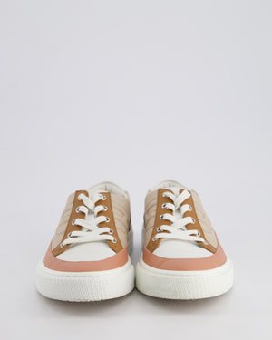 Hermès Beige Deep Sneaker with H Logo Detail Size EU 38