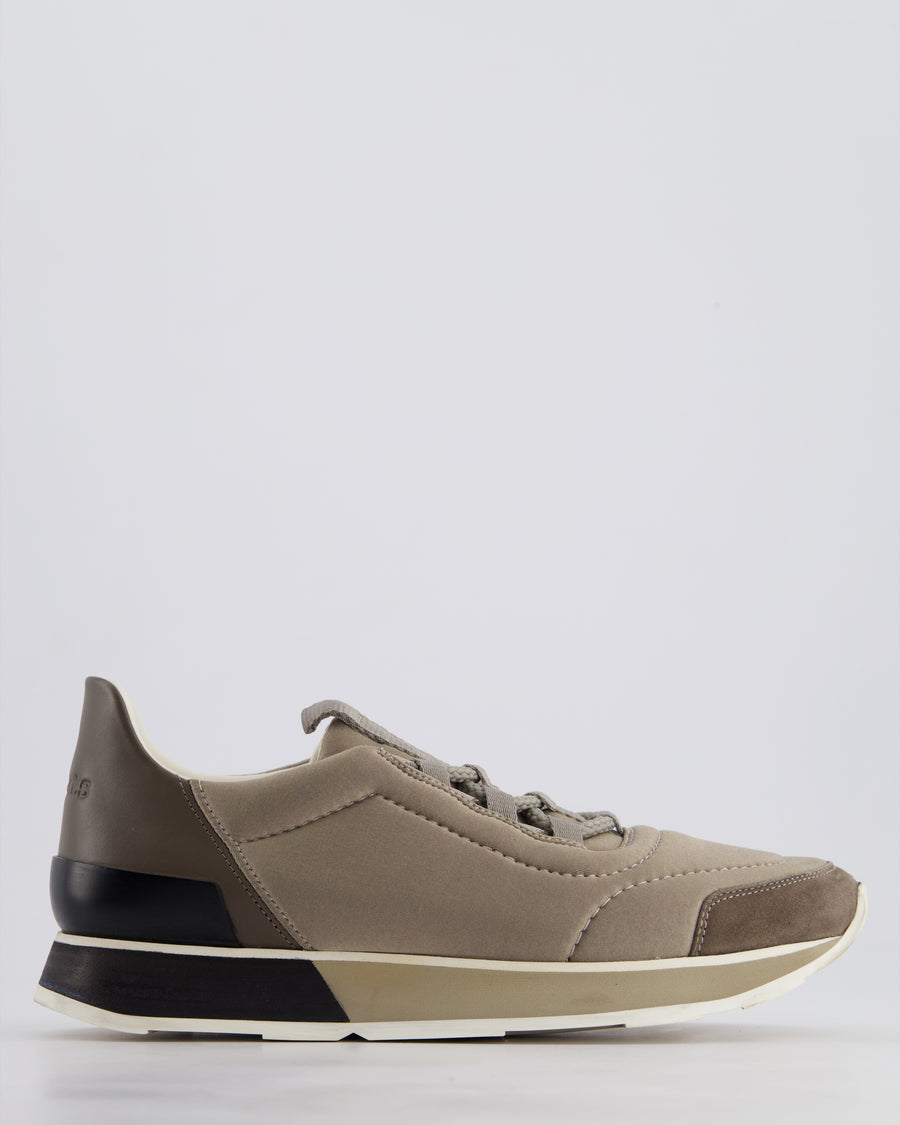 Hermès Grey Miles Neoprene Sneaker Size EU 37.5