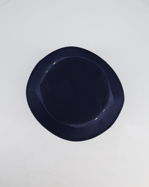 Christian Dior Navy Bucket Hat with Oblique Printed Interior Size 57 RRP £560