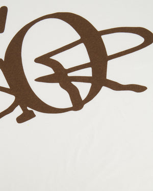 Christian Dior x Cactus Jack Menswear White T-Shirt with Brown Dior Logo Size XXL (UK 44)