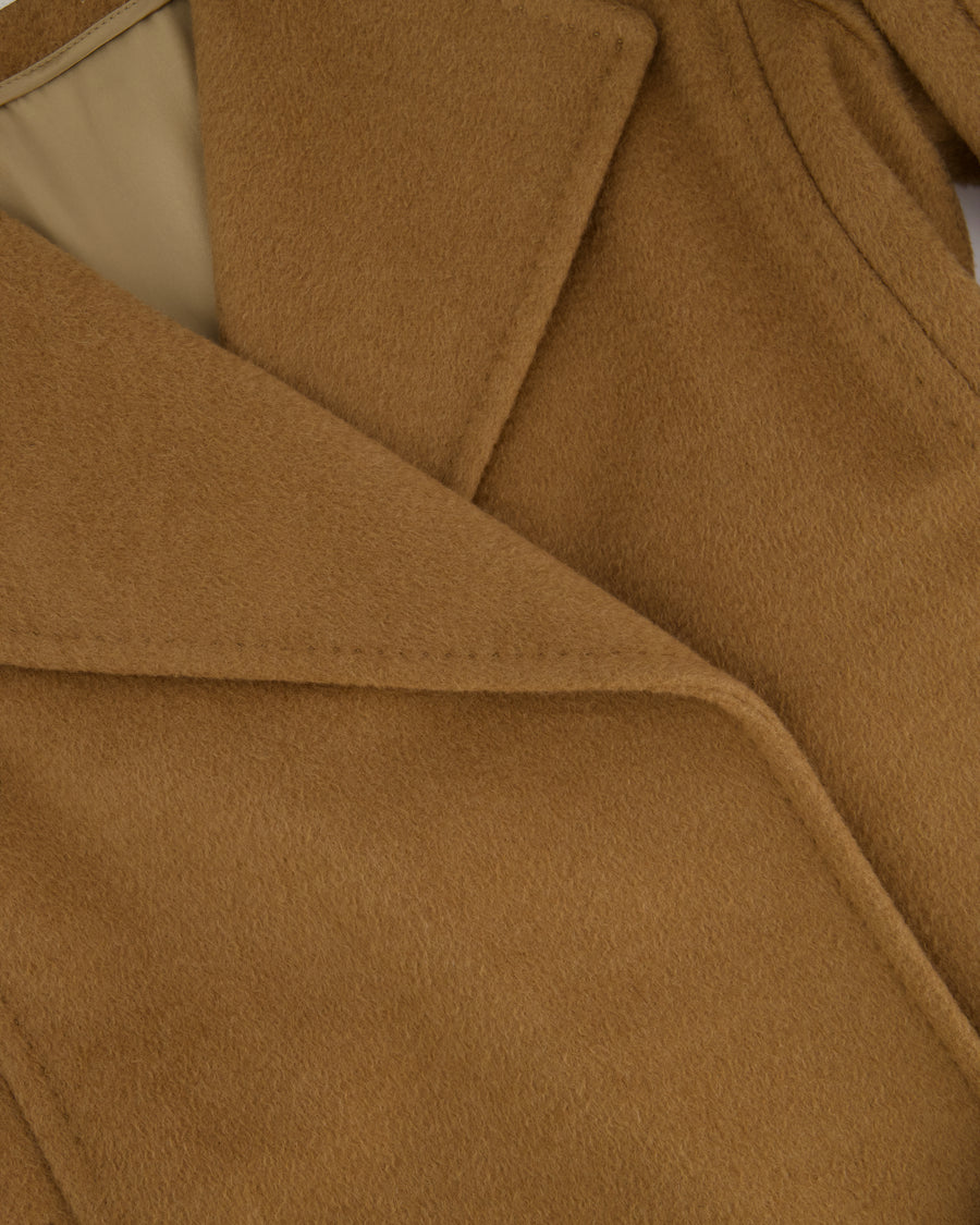 Max Mara Camel Coat with Belt Detail Size IT 34 (UK 2)