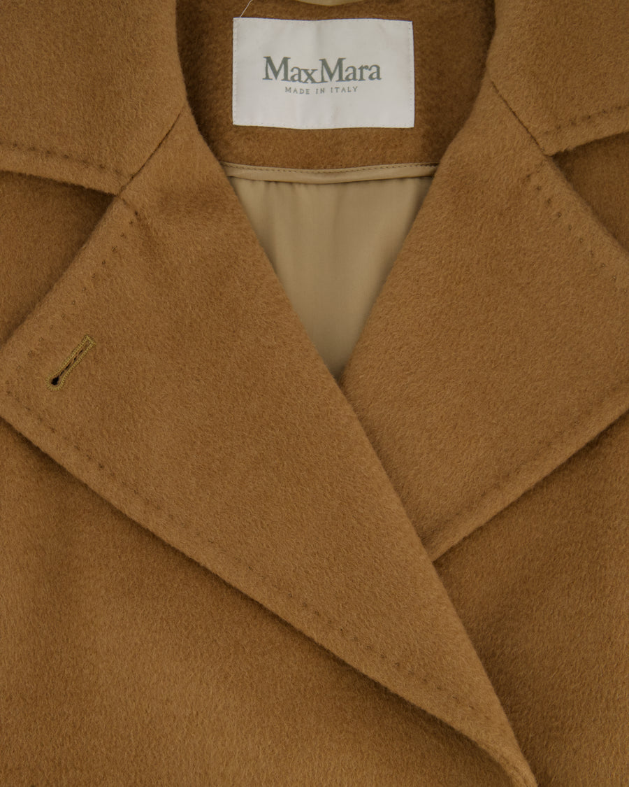 Max Mara Camel Coat with Belt Detail Size IT 34 (UK 2)