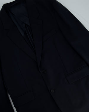 The Row Menswear Navy Oversized Blazer Jacket Size US 42 (EU 52)
