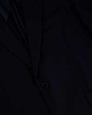 The Row Menswear Navy Oversized Blazer Jacket Size US 42 (EU 52)