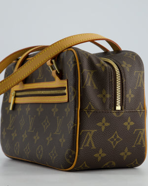 Louis Vuitton Brown Monogram Leather Cite MM Shoulder Bag
