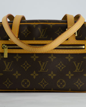 Louis Vuitton Brown Monogram Leather Cite MM Shoulder Bag