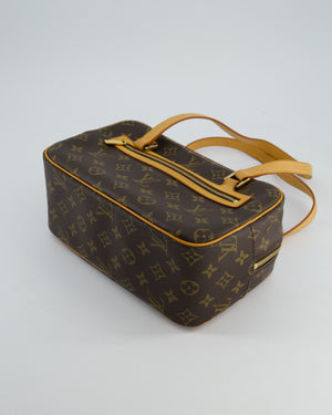Louis Vuitton Brown Monogram Leather Cite MM Shoulder Bag