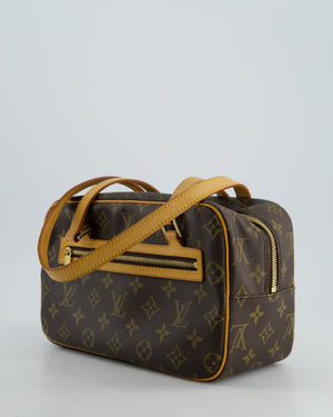 Louis Vuitton Brown Monogram Leather Cite MM Shoulder Bag