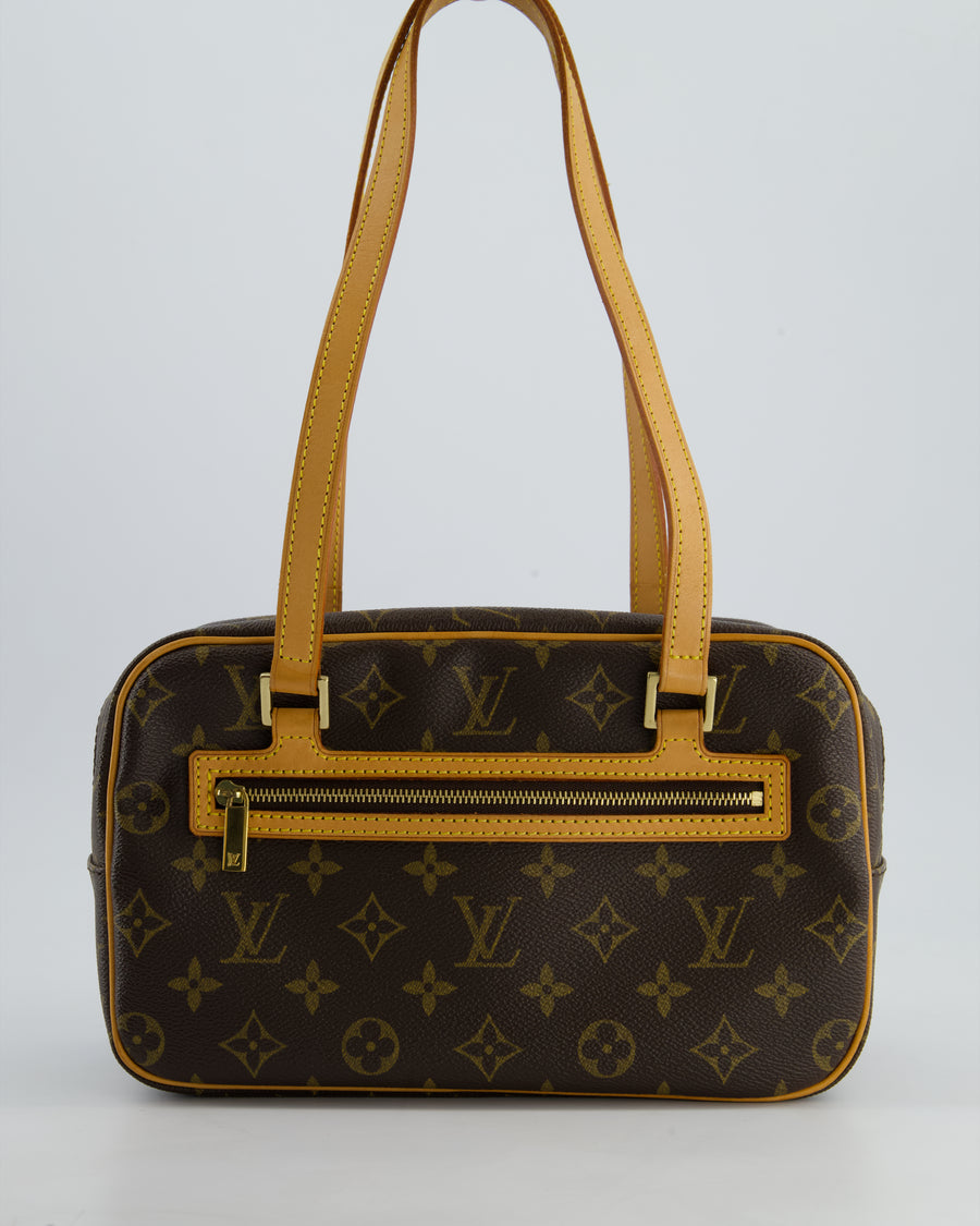 Louis Vuitton Brown Monogram Leather Cite MM Shoulder Bag