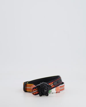 Versace Multicolour and Black Medusa Belt Size IT 42 (UK 10)