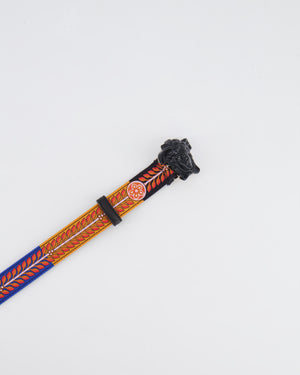 Versace Multicolour and Black Medusa Belt Size IT 42 (UK 10)