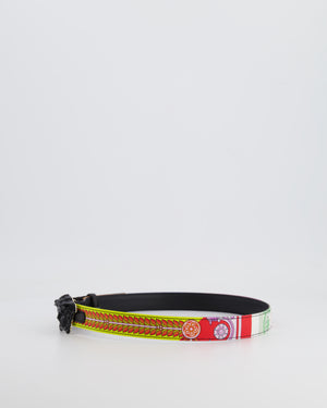 Versace Multicolour and Black Medusa Belt Size IT 42 (UK 10)