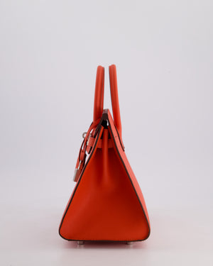 *HOT* Hermès Birkin 25 Sellier Bag in Capucine Epsom Leather with Palladium Hardware