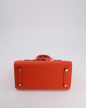 *HOT* Hermès Birkin 25 Sellier Bag in Capucine Epsom Leather with Palladium Hardware