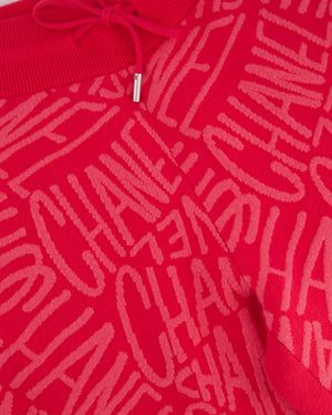 Chanel 21N Hot Pink Cashmere Joggers with Logo Details Size FR 40 (UK 12) RRP £2,370