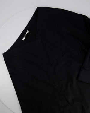 Christian Dior Black Cotton One Sleeve Top FR 38 (UK 10)