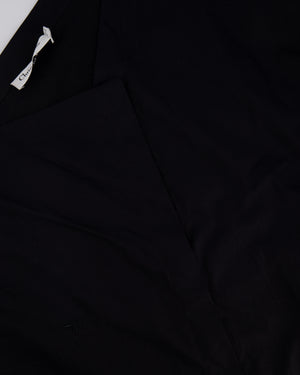 Christian Dior Black Cotton One Sleeve Top FR 38 (UK 10)