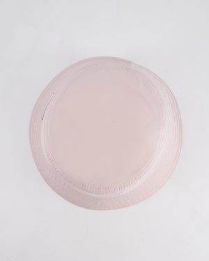 Prada Pink Re-Nylon Bucket Hat with Logo Size L RRP £520