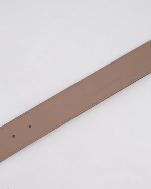 Gucci Taupe GG Logo Marmont Leather Belt Size 70cm