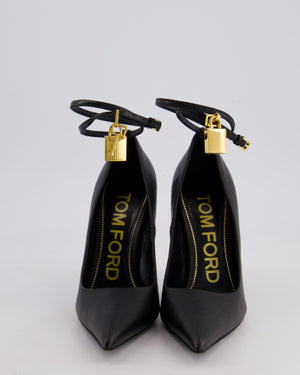 Tom Ford Black Padlock Pointed Heels Size EU 37.5