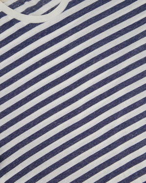 Loro Piana Blue Menswear Striped Short Sleeve T-Shirt Size S (UK 36)