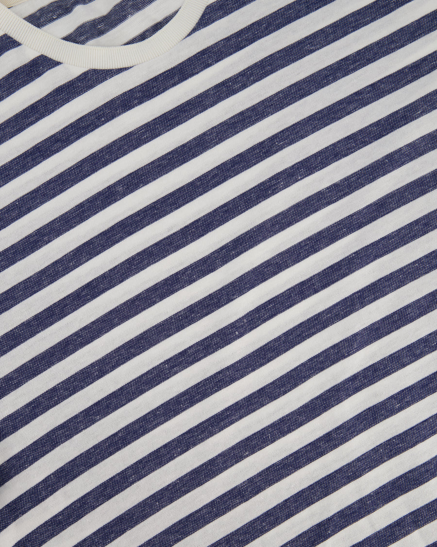 Loro Piana Blue Menswear Striped Short Sleeve T-Shirt Size S (UK 36)