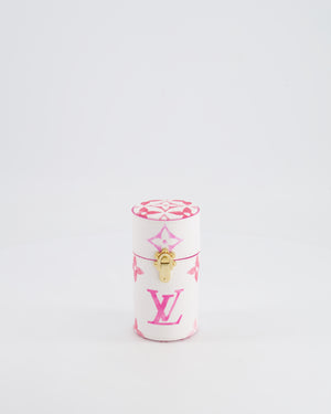 Louis Vuitton White and Pink Monogram By the Pool Perfume Case
