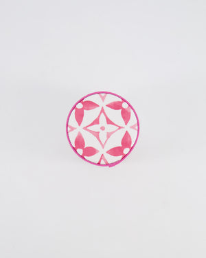 Louis Vuitton White and Pink Monogram By the Pool Perfume Case