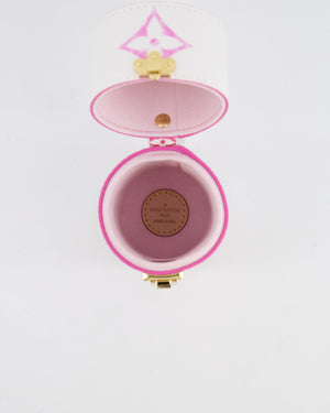 Louis Vuitton White and Pink Monogram By the Pool Perfume Case