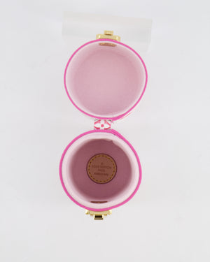 Louis Vuitton White and Pink Monogram By the Pool Perfume Case