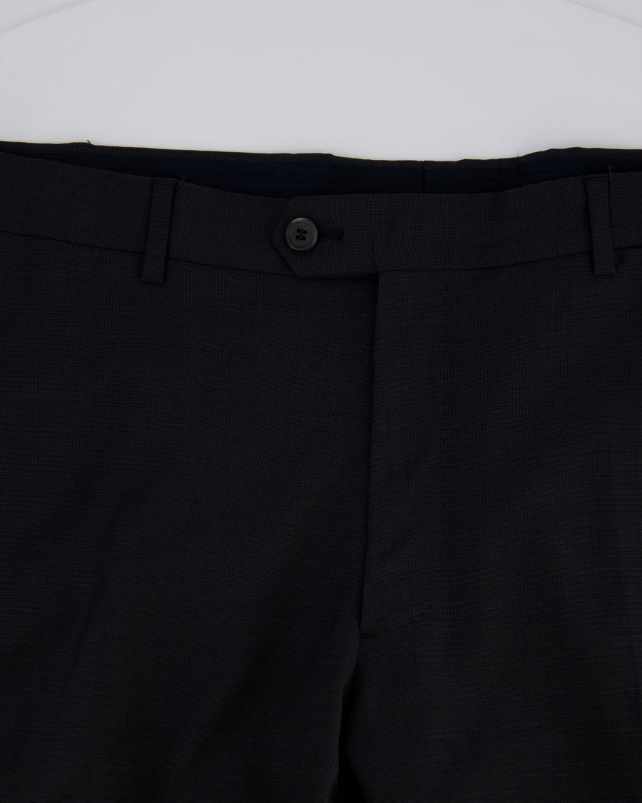 Prada Black Tailored Menswear Trousers Size IT 52 R (UK 44)