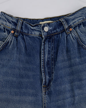 Grlfrnd Blue Waist High Wasted Jeans Size 26 (UK 8)