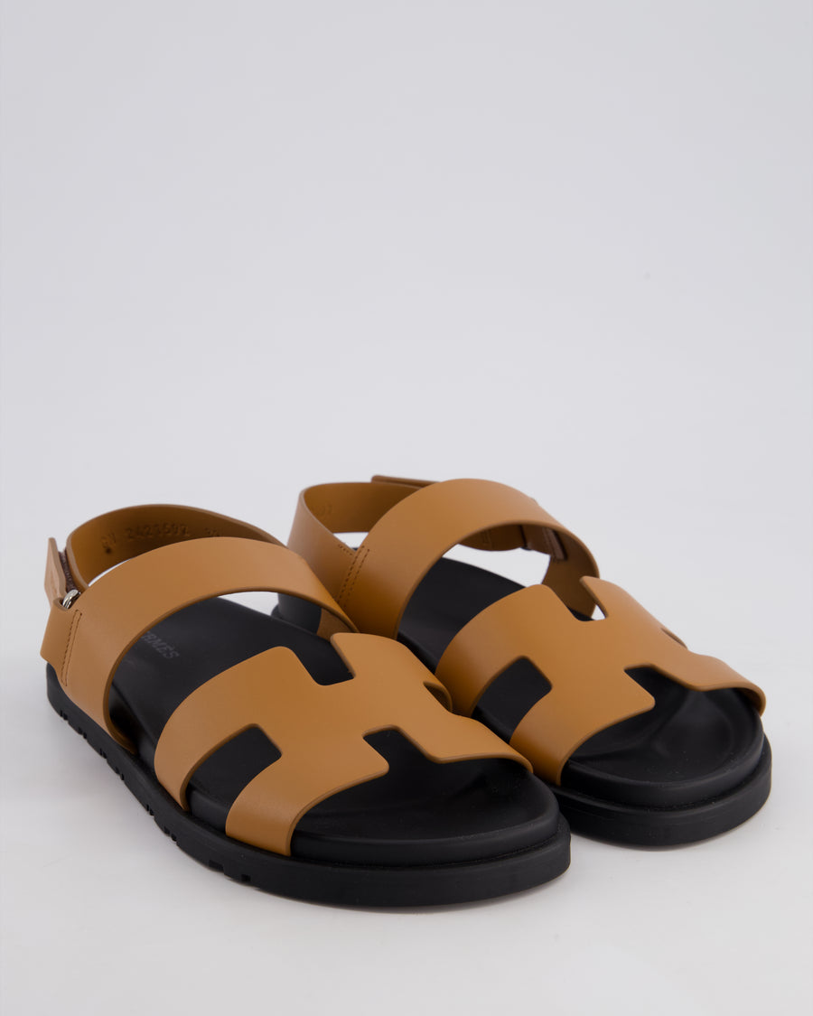 Hermès Naturel Genius Sandals in Leather Size EU 37 RRP £790
