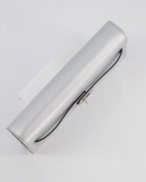 *SUPER RARE* Hermès Kelly To Go Bag in Argent Chevre Chamkila Leather with Palladium Hardware