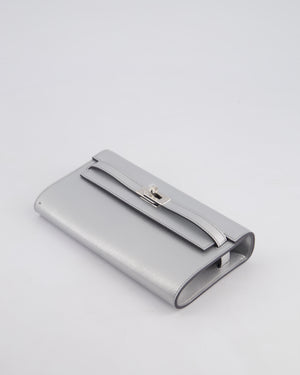 *SUPER RARE* Hermès Kelly To Go Bag in Argent Chevre Chamkila Leather with Palladium Hardware