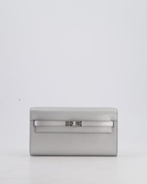 *SUPER RARE* Hermès Kelly To Go Bag in Argent Chevre Chamkila Leather with Palladium Hardware