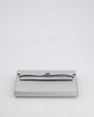 *SUPER RARE* Hermès Kelly To Go Bag in Argent Chevre Chamkila Leather with Palladium Hardware