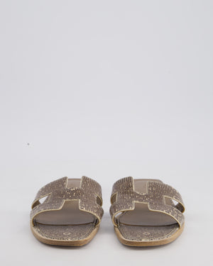 Hermès Beige Ombré Lizard Oran Size EU 40.5